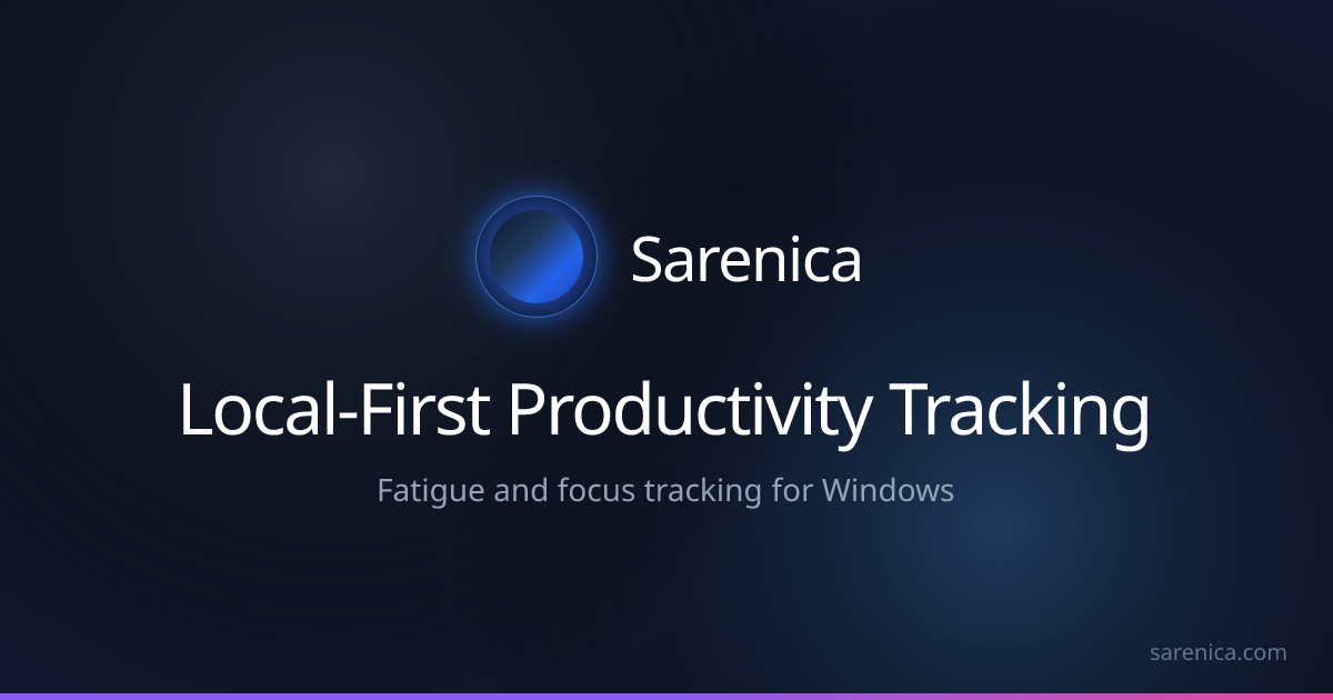 Local-First Productivity Tracking